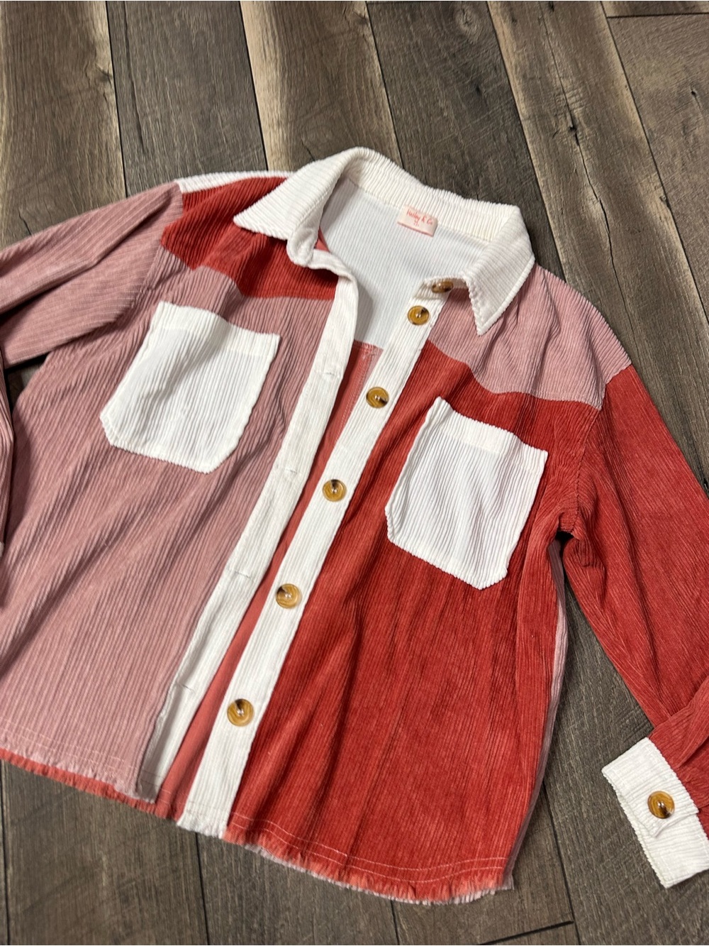 Hailey & Co Color Block Button Down - Picture 2 of 8